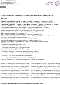 Cover page: Where to find 1.5 million yr old ice for the IPICS "Oldest-Ice" ice core