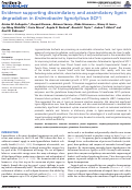 Cover page: Evidence supporting dissimilatory and assimilatory lignin degradation in Enterobacter lignolyticus SCF1