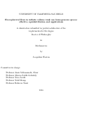 Cover page: Horospherical flows in infinite volume rank one homogeneous spaces: effective equidistribution and applications