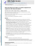 Cover page: Direct and indirect associations of cognitive reappraisal and suppression with disease biomarkers