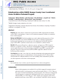 Cover page: Relationships within MOMS Orange County care coordinated home visitation perinatal program