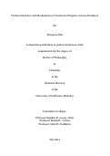 Cover page: Chemical Kinetics and Mechanisms of Unsaturated Organic Aerosol Oxidation