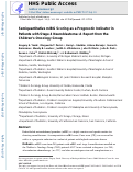 Cover page: Semiquantitative mIBG Scoring as a Prognostic Indicator in Patients with Stage 4 Neuroblastoma: A Report from the Children’s Oncology Group