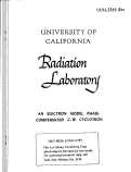 Cover page: AN ELECTRON MODEL PHASE-COMPENSATED C-W CYCLOTRON