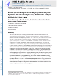 Cover page: Diurnal dynamic range as index of dysregulation of system dynamics. A cortisol examplar using data from the Study of Midlife in the United States.