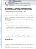 Cover page: N 6‑Formyllysine as a Biomarker of Formaldehyde Exposure: Formation and Loss of N 6‑Formyllysine in Nasal Epithelium in Long-Term, Low-Dose Inhalation Studies in Rats