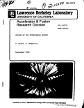 Cover page: REVIEW OF TAC SUPERFERRIC MAGNET