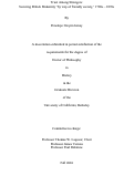 Cover page: Trust Among Strangers: Securing British Modernity `by way of friendly society,' 1780s - 1870s