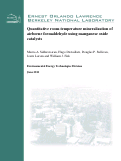 Cover page: Quantitative room-temperature mineralization of airborne formaldehyde using manganese oxide catalysts