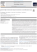 Cover page: Reduced higher dimensional temporal dynamism in neurofibromatosis type 1