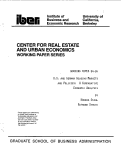 Cover page: U.S. and German Housing Markets and Policies: A Comparative Economic Analysis