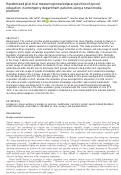 Cover page: Randomized pilot trial measuring knowledge acquisition of opioid education in emergency department patients using a novel media platform.