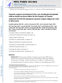 Cover page: General surgeon involvement in the care of patients designated with an American Association for the Surgery of Trauma-endorsed ICD-10-CM emergency general surgery diagnosis code in Wisconsin.