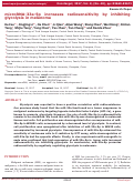 Cover page: microRNA-33a-5p increases radiosensitivity by inhibiting glycolysis in melanoma