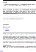 Cover page: A Digital Platform to Support HIV Case Management for Youth and Young Adults: Mixed Methods Feasibility Study