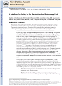 Cover page: Guidelines for safety in the gastrointestinal endoscopy unit