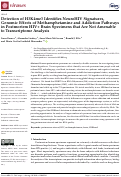 Cover page: Detection of H3K4me3 Identifies NeuroHIV Signatures, Genomic Effects of Methamphetamine and Addiction Pathways in Postmortem HIV+ Brain Specimens that Are Not Amenable to Transcriptome Analysis