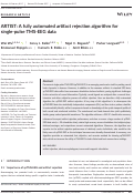 Cover page: ARTIST: A fully automated artifact rejection algorithm for single‐pulse TMS‐EEG data