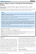 Cover page: Brown Adipose Tissue in the Buccal Fat Pad during Infancy