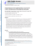 Cover page: Unequal Exposure to Occupational Stress across the Life Course: The Intersection of Race/Ethnicity and Gender.