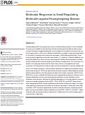 Cover page: Molecular Responses to Small Regulating Molecules against Huanglongbing Disease