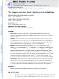 Cover page: The Hispanic and Latino dentist workforce in the United States