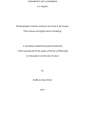 Cover page: Thermodynamic Controls on Deep Convection in the Tropics: Observations and Applications to Modeling