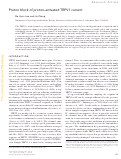 Cover page: Proton block of proton-activated TRPV1 current