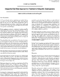 Cover page: Integrative East-West Approach to Treatment of Idiopathic Gastroparesis