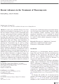 Cover page: Recent Advances in the Treatment of Mucormycosis