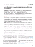 Cover page: Contemporary outcomes of traumatic popliteal artery injury repair from the popliteal scoring assessment for vascular extremity injury in trauma study