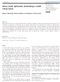 Cover page: Intra-renal splenosis mimicking a solid renal mass.