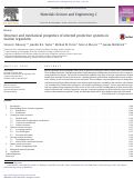 Cover page: Structure and mechanical properties of selected protective systems in marine organisms