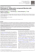 Cover page: Chemsearch: collaborative compound libraries with structure-aware browsing