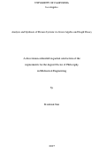 Cover page: Analysis and Synthesis of Flexure Systems via Screw Algebra and Graph Theory