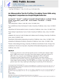 Cover page: An ultrasensitive test for profiling circulating tumor DNA using integrated comprehensive droplet digital detection