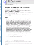 Cover page: Non-additive and epistatic effects of HLA polymorphisms contributing to risk of adult glioma