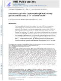 Cover page: Characterizing prostate cancer risk through multi-ancestry genome-wide discovery of 187 novel risk variants.