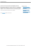 Cover page: Monitoring method for neutron flux for a spallation target in an
  accelerator driven sub-critical system