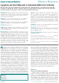 Cover page: Symptom and Viral Rebound in Untreated SARS-CoV-2 Infection