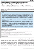 Cover page: Dysregulation of Anti-Inflammatory Annexin A1 Expression in Progressive Crohns Disease