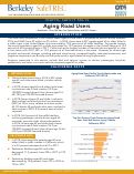 Cover page of 2020 SafeTREC Traffic Safety Facts: Aging Road Users