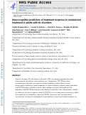 Cover page: Neurocognitive predictors of treatment response to randomized treatment in adults with tic disorders