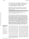 Cover page: Activation-induced cytidine deaminase acts as a mutator in BCR-ABL1–transformed acute lymphoblastic leukemia cells