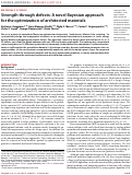 Cover page: Strength through defects: A novel Bayesian approach for the optimization of architected materials