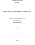 Cover page: Educational Coaching with Teaching for Adult Hispanics with Type 2 Diabetes Mellitus