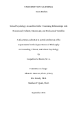 Cover page: School Psychology Around the Globe: Examining Relationships with Economical, Cultural, Educational, and Professional Variables