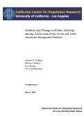 Cover page: Stability and Change in Ethnic Labeling among Adolescents from Asian and Latin American Immigrant Families