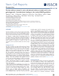 Cover page: Human embryo research, stem cell-derived embryo models and in&nbsp;vitro gametogenesis: Considerations leading to the revised ISSCR guidelines