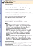 Cover page: Administered paricalcitol dose and survival in hemodialysis patients: A marginal structural model analysis